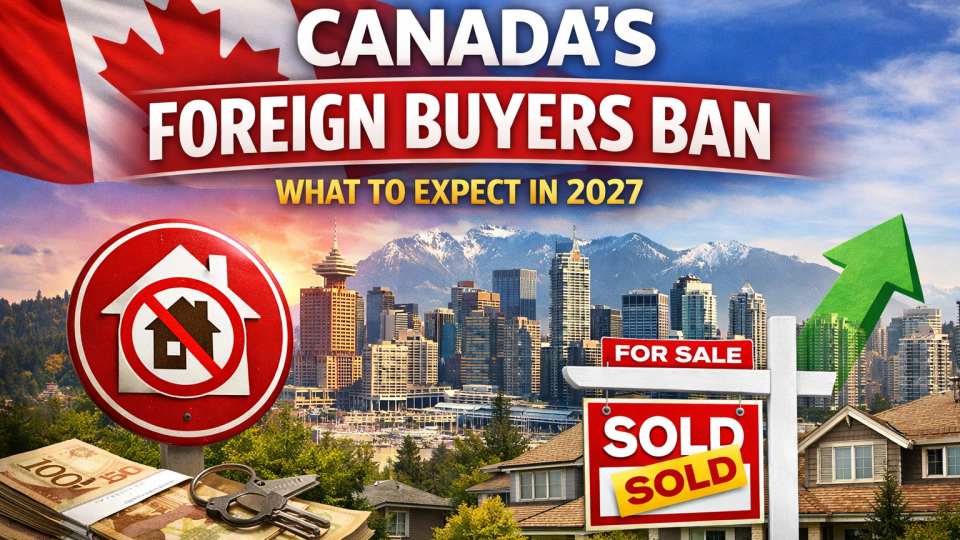 Canada’s foreign buyers ban restricts non‑Canadians from buying residential homes in urban areas. Learn about exemptions, impacts, and predictions for 2027 in Vancouver and across Canada.